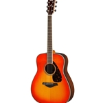 Yamaha FG830 ABFolk guitar; solid Sitka spruce top, rosewood back and sides, die-cast chrome tuners; Autumn Burst